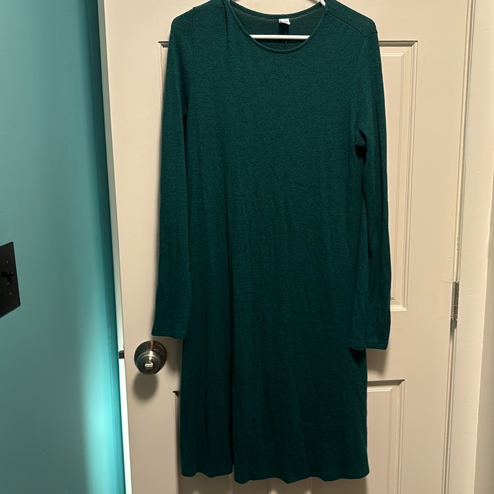 Old Navy Green Swing Dress